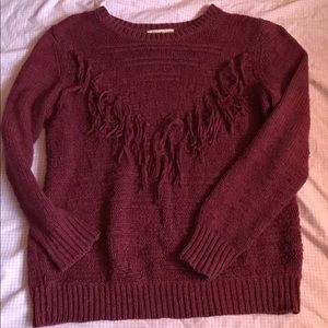 Staring at Stars Maroon Sweater L